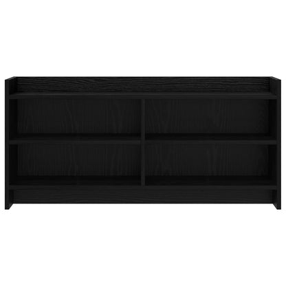 vidaXL TV Cabinet 100 x 33 x 47 cm Black Oak Engineered Wood