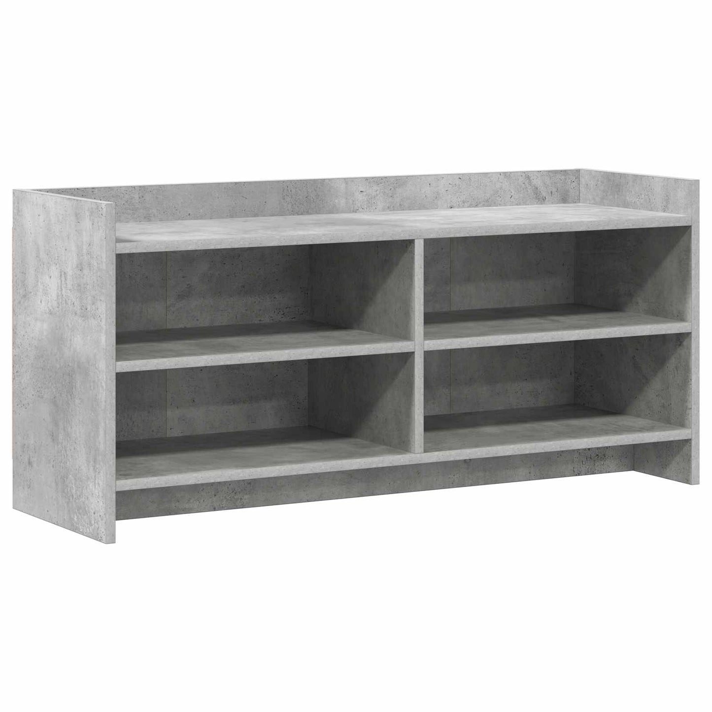 vidaXL TV Cabinet 100 x 33 x 47 cm Concrete Grey Engineered Wood