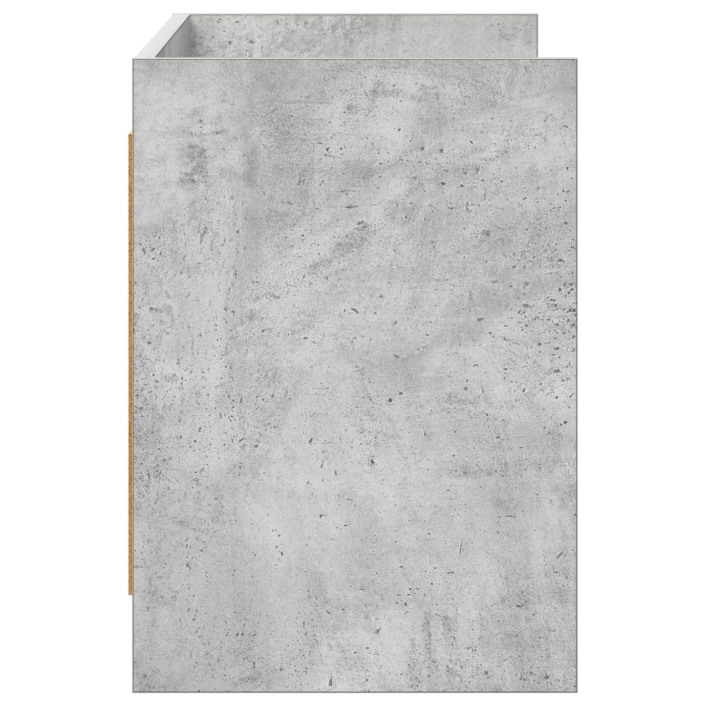 vidaXL TV Cabinet 100 x 33 x 47 cm Concrete Grey Engineered Wood