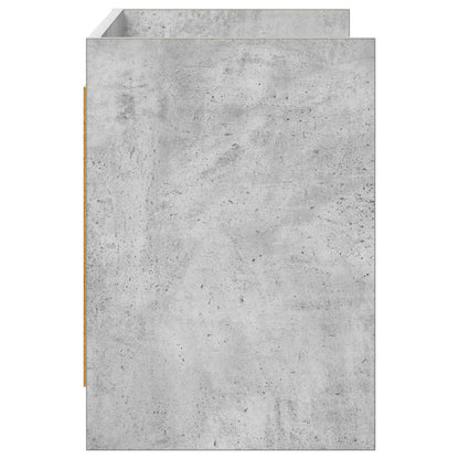 vidaXL TV Cabinet 100 x 33 x 47 cm Concrete Grey Engineered Wood