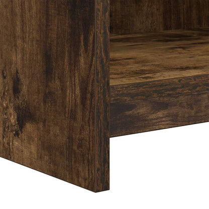 vidaXL TV Cabinet 100 x 33 x 47 cm Smoked Oak Engineered Wood