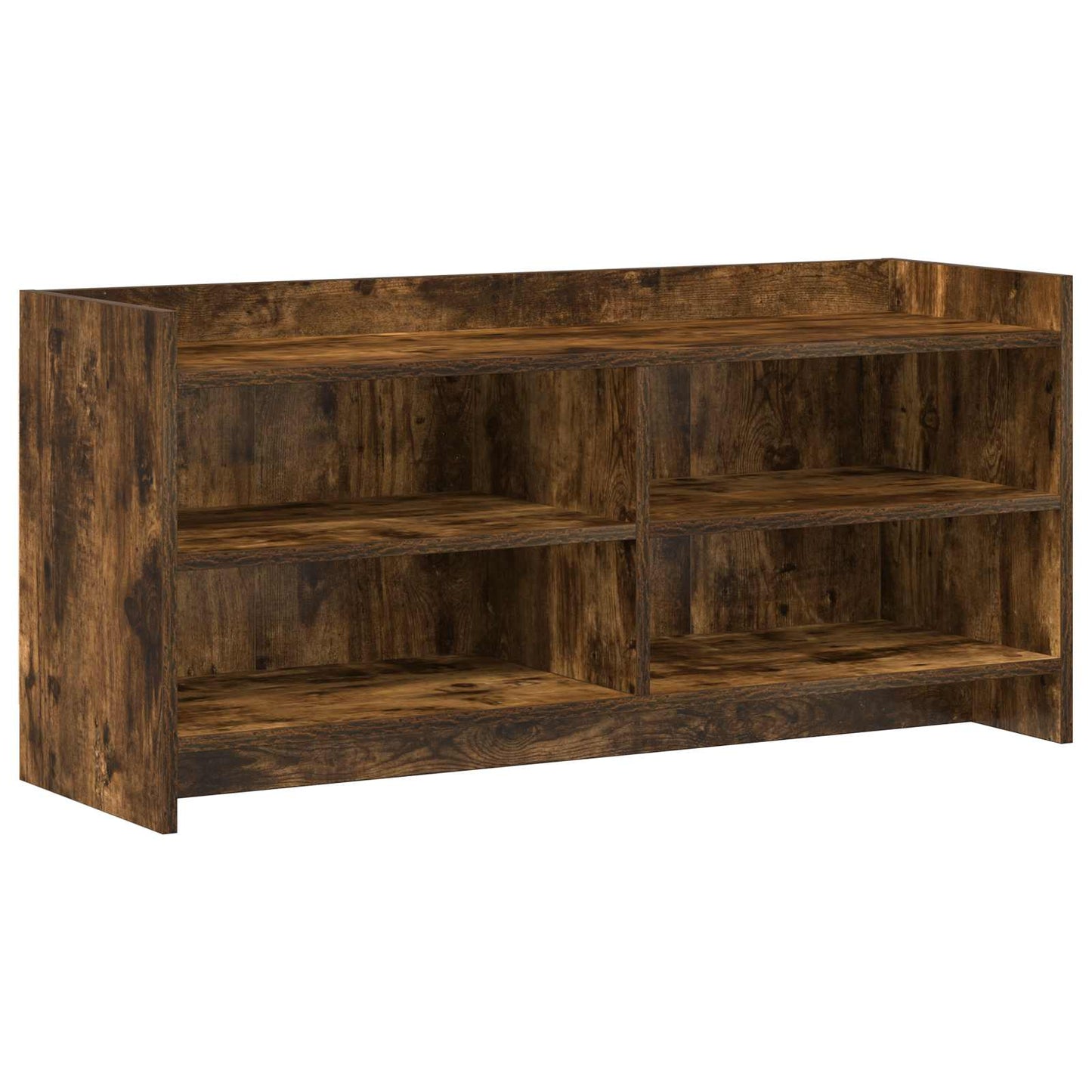 vidaXL TV Cabinet 100 x 33 x 47 cm Smoked Oak Engineered Wood