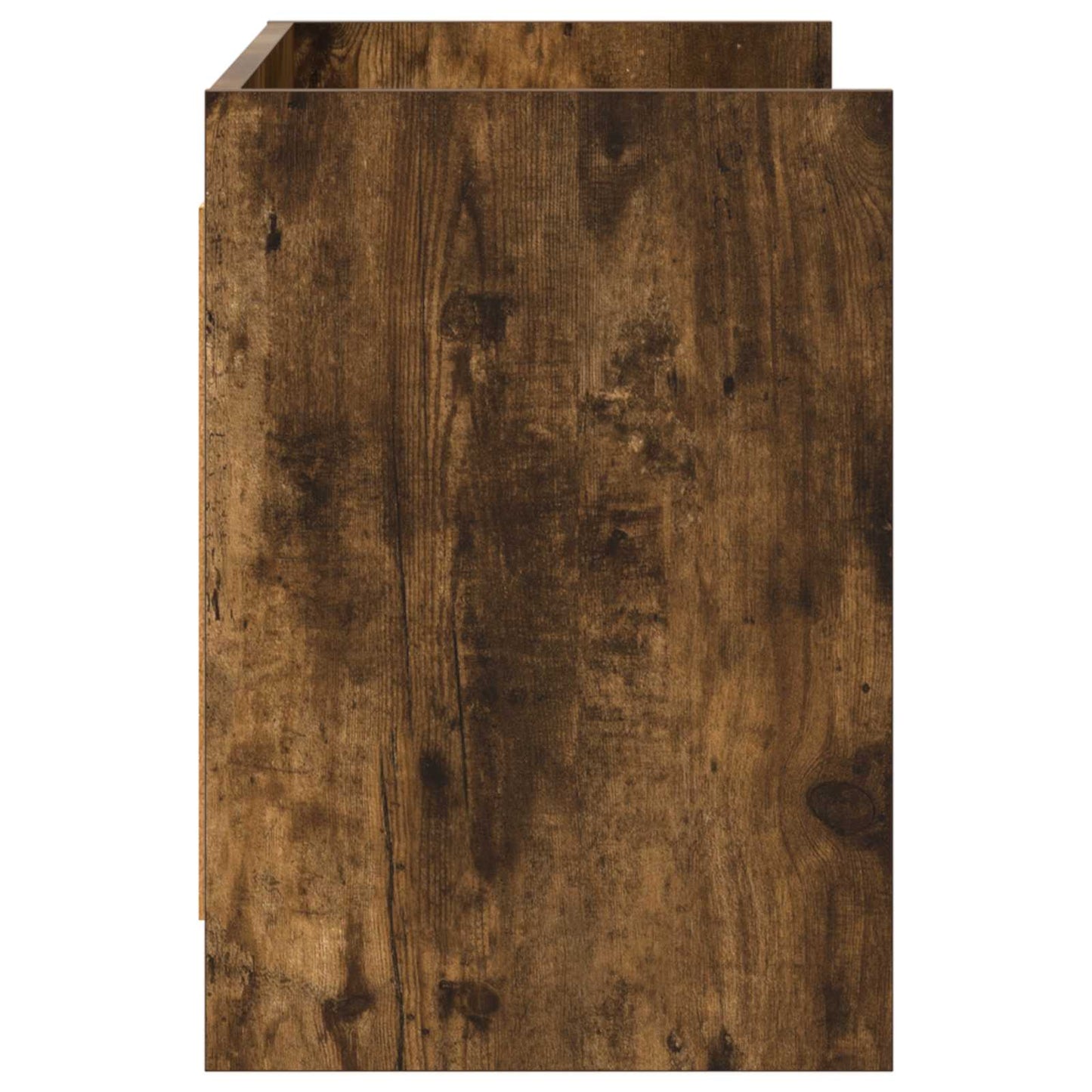 vidaXL TV Cabinet 100 x 33 x 47 cm Smoked Oak Engineered Wood