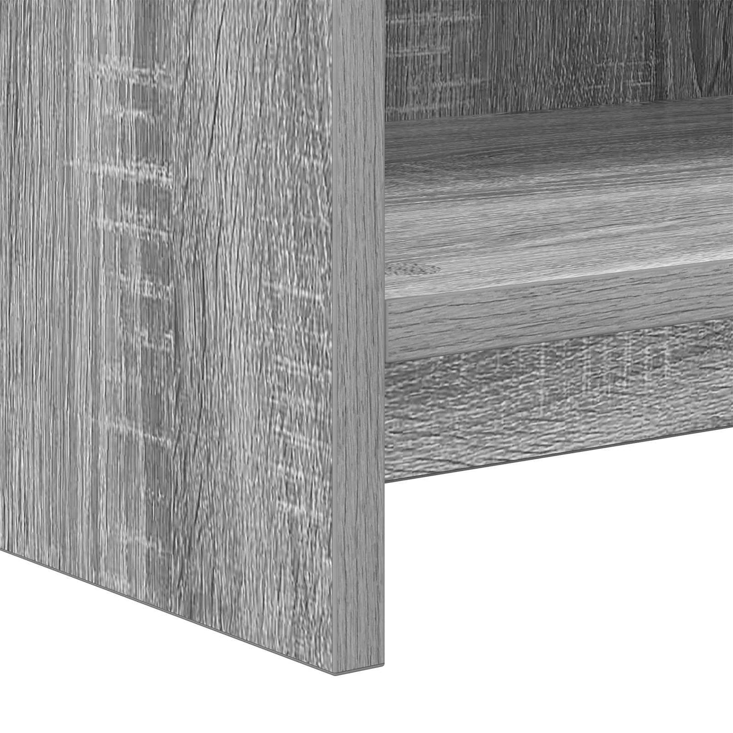 vidaXL TV Cabinet 100 x 33 x 47 cm Grey Sonoma Engineered Wood