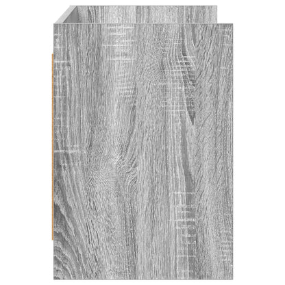 vidaXL TV Cabinet 100 x 33 x 47 cm Grey Sonoma Engineered Wood
