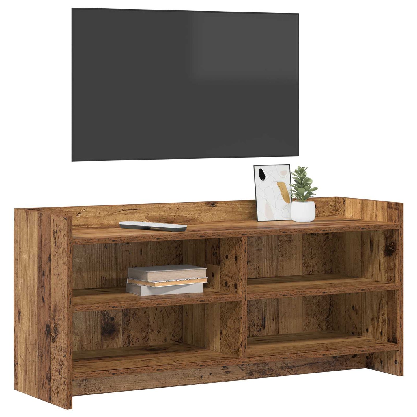 vidaXL TV Cabinet 100 x 33 x 47 cm Old Wood Engineered Wood