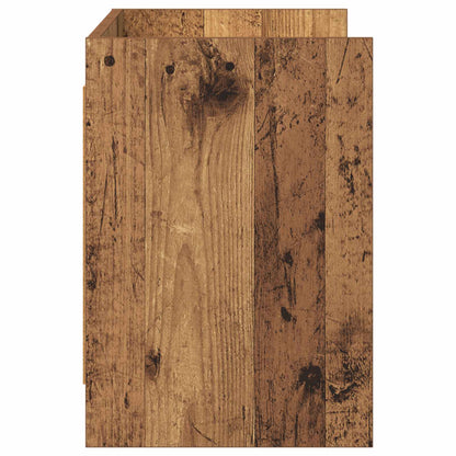 vidaXL TV Cabinet 100 x 33 x 47 cm Old Wood Engineered Wood