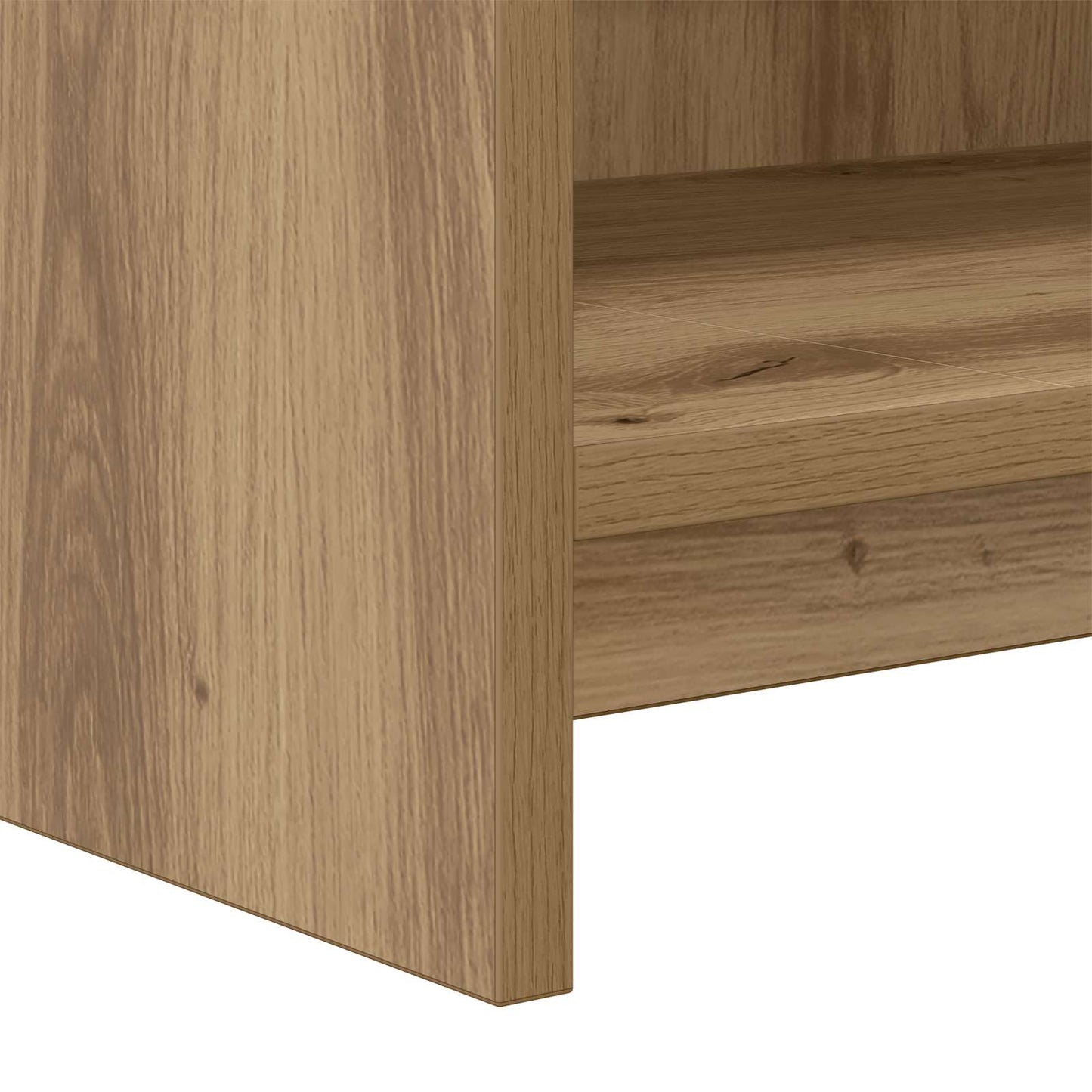 vidaXL TV Cabinet 100 x 33 x 47 cm Artisan Oak Engineered Wood