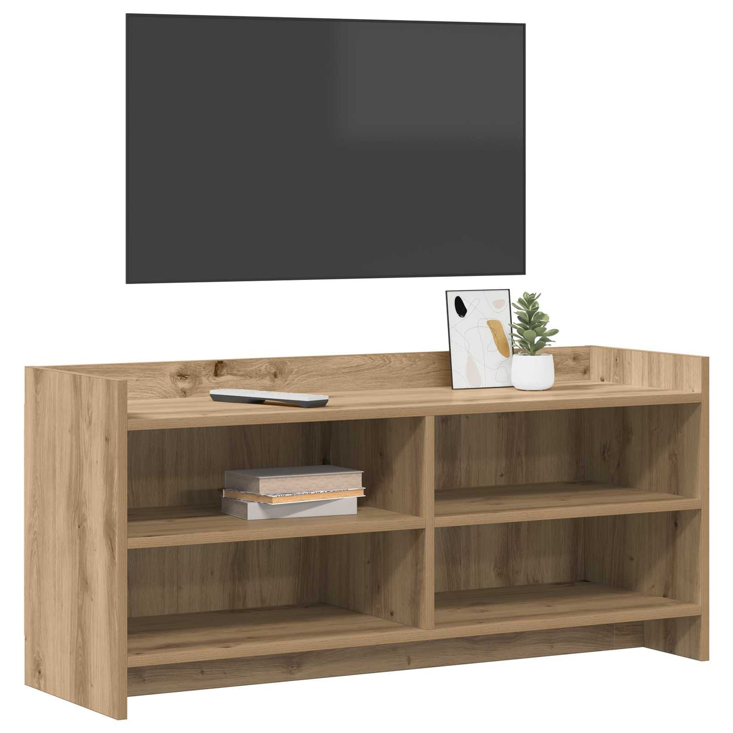 vidaXL TV Cabinet 100 x 33 x 47 cm Artisan Oak Engineered Wood