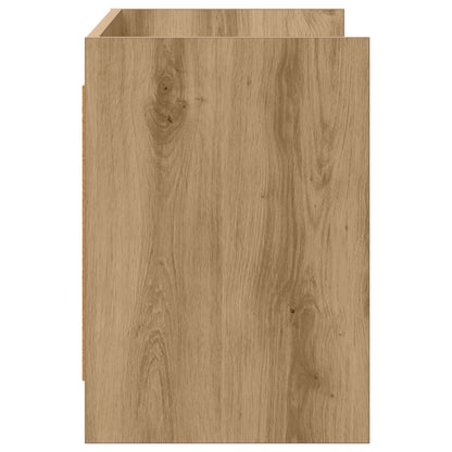 vidaXL TV Cabinet 100 x 33 x 47 cm Artisan Oak Engineered Wood