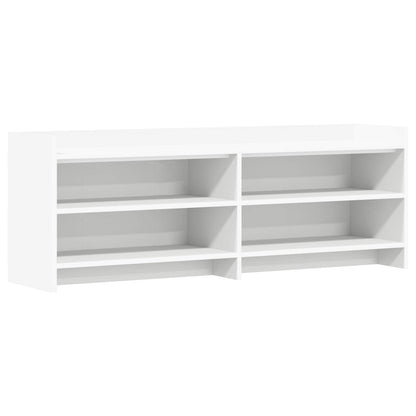 vidaXL TV Cabinet 135 x 33 x 47 cm White Engineered Wood