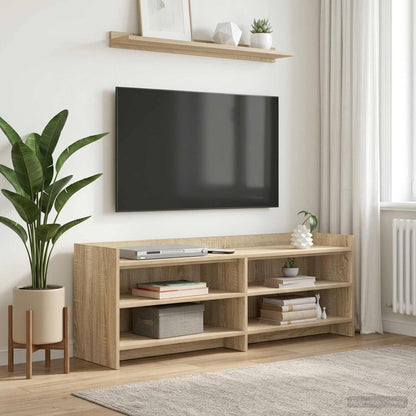 vidaXL TV Cabinet 135 x 33 x 47 cm Sonoma Oak Engineered Wood