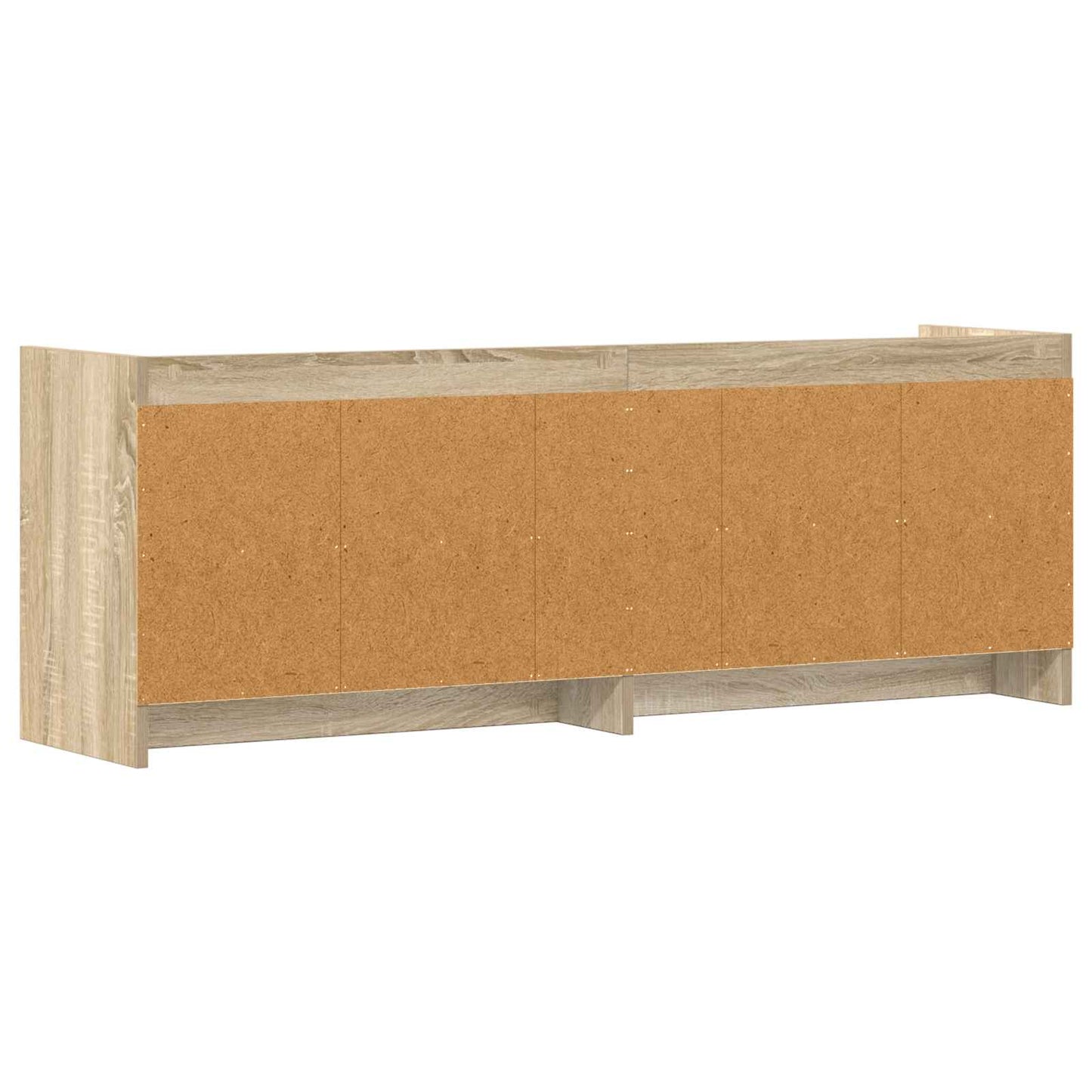 vidaXL TV Cabinet 135 x 33 x 47 cm Sonoma Oak Engineered Wood