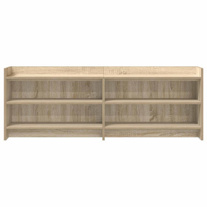 vidaXL TV Cabinet 135 x 33 x 47 cm Sonoma Oak Engineered Wood