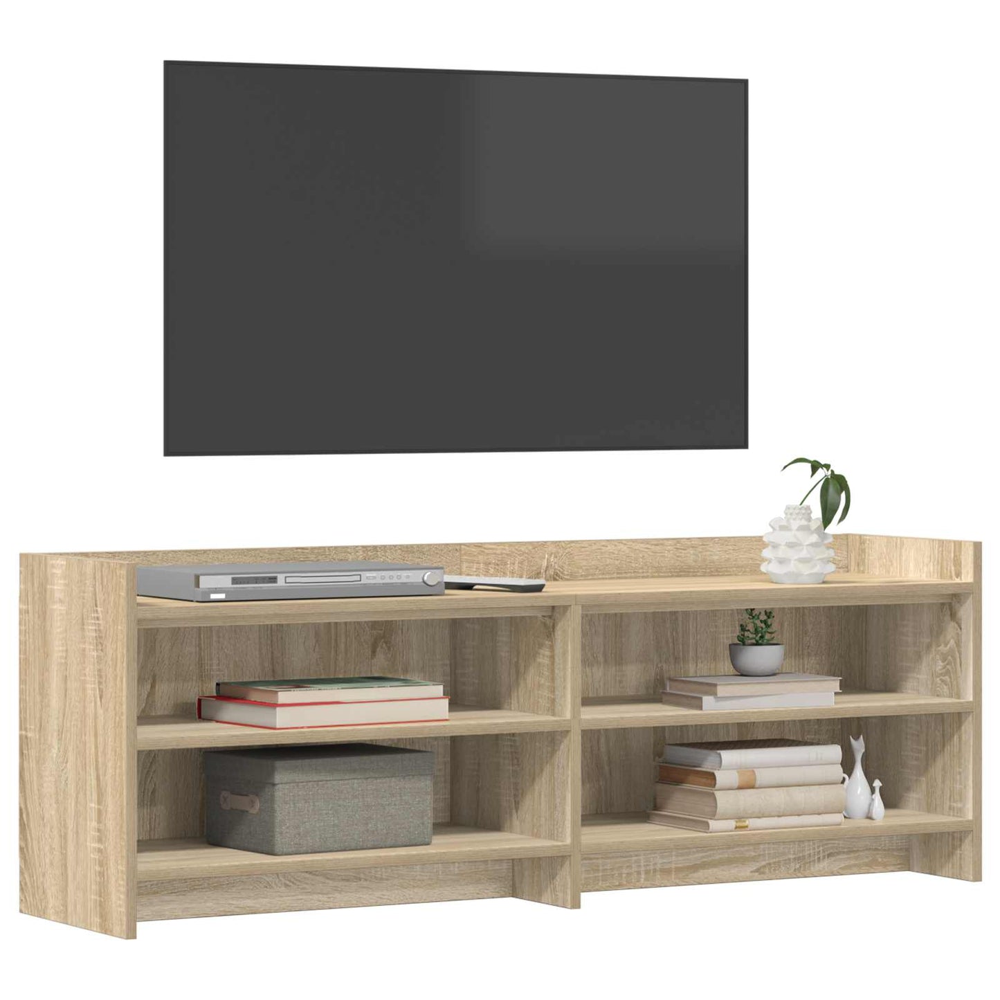 vidaXL TV Cabinet 135 x 33 x 47 cm Sonoma Oak Engineered Wood