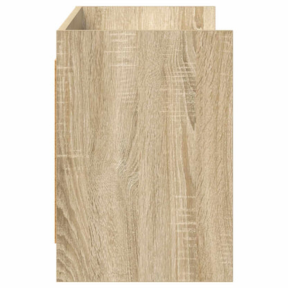 vidaXL TV Cabinet 135 x 33 x 47 cm Sonoma Oak Engineered Wood