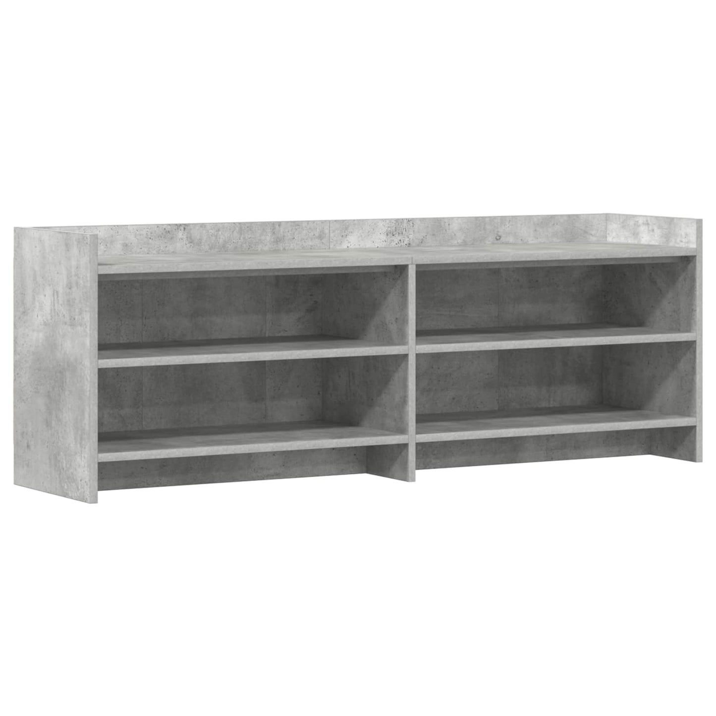 vidaXL TV Cabinet 135 x 33 x 47 cm Concrete Grey Engineered Wood