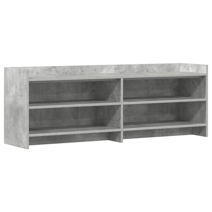 vidaXL TV Cabinet 135 x 33 x 47 cm Concrete Grey Engineered Wood