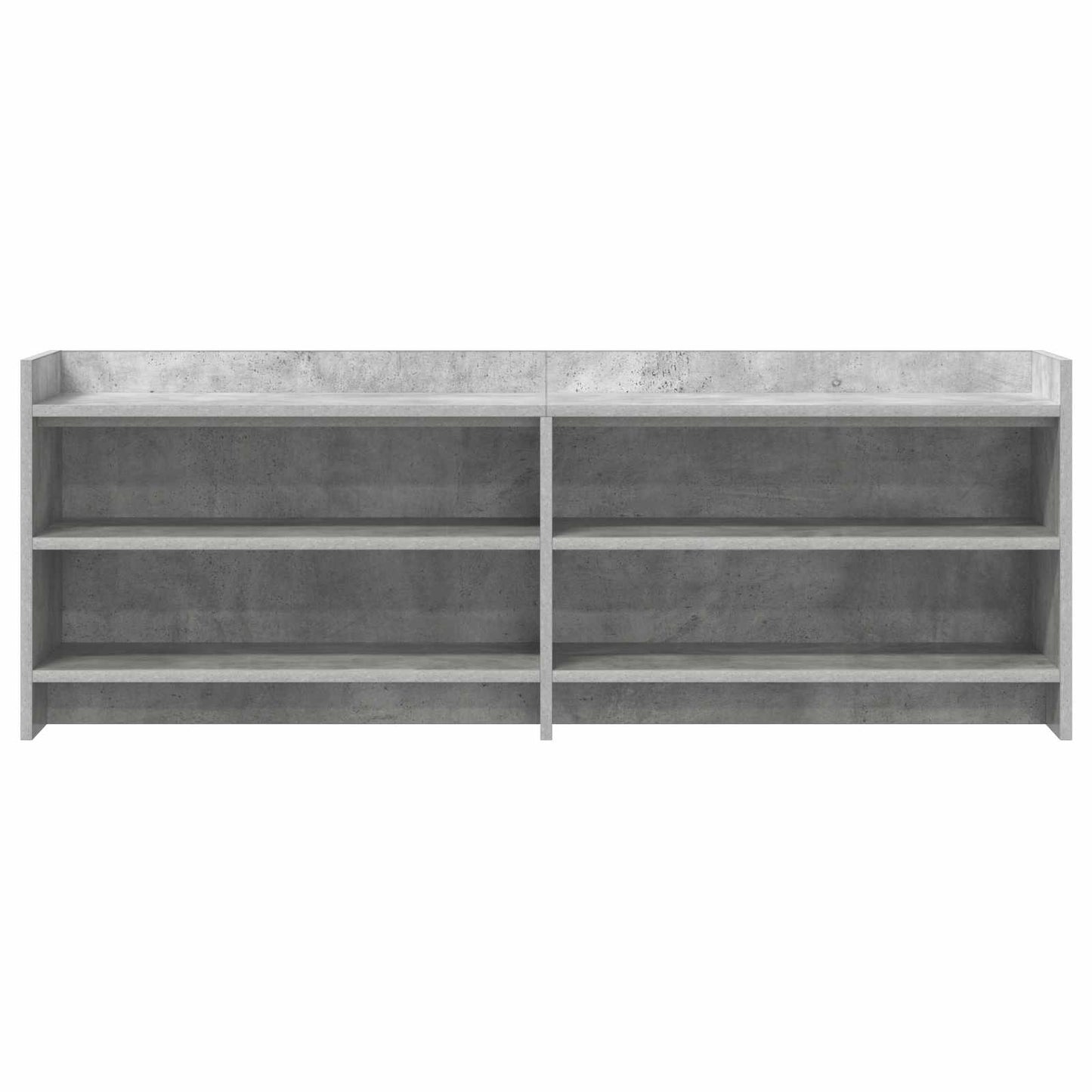 vidaXL TV Cabinet 135 x 33 x 47 cm Concrete Grey Engineered Wood