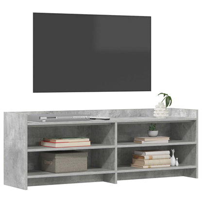 vidaXL TV Cabinet 135 x 33 x 47 cm Concrete Grey Engineered Wood