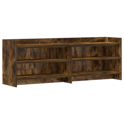 vidaXL TV Cabinet 135 x 33 x 47 cm Smoked Oak Engineered Wood