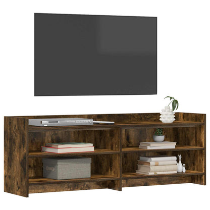 vidaXL TV Cabinet 135 x 33 x 47 cm Smoked Oak Engineered Wood