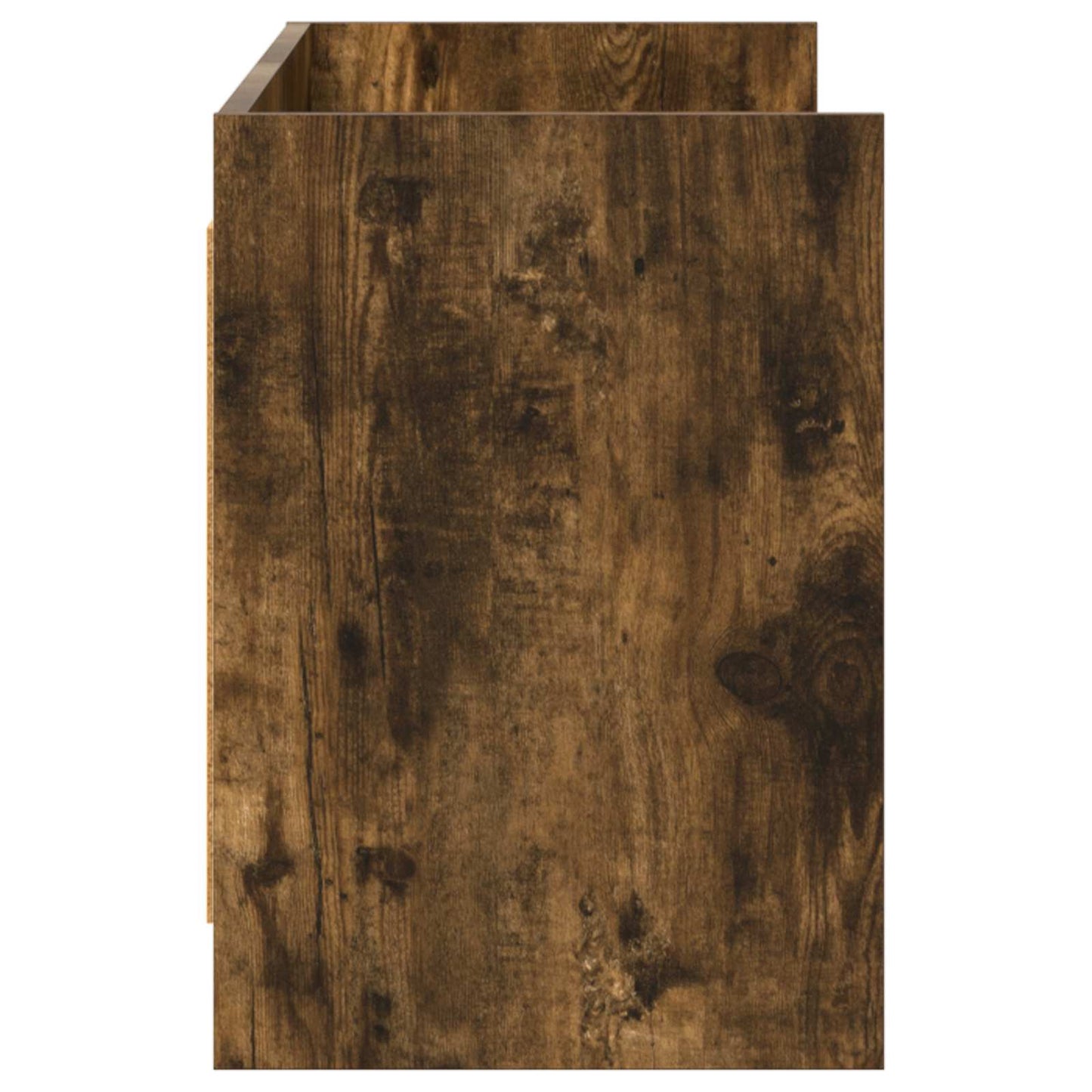 vidaXL TV Cabinet 135 x 33 x 47 cm Smoked Oak Engineered Wood