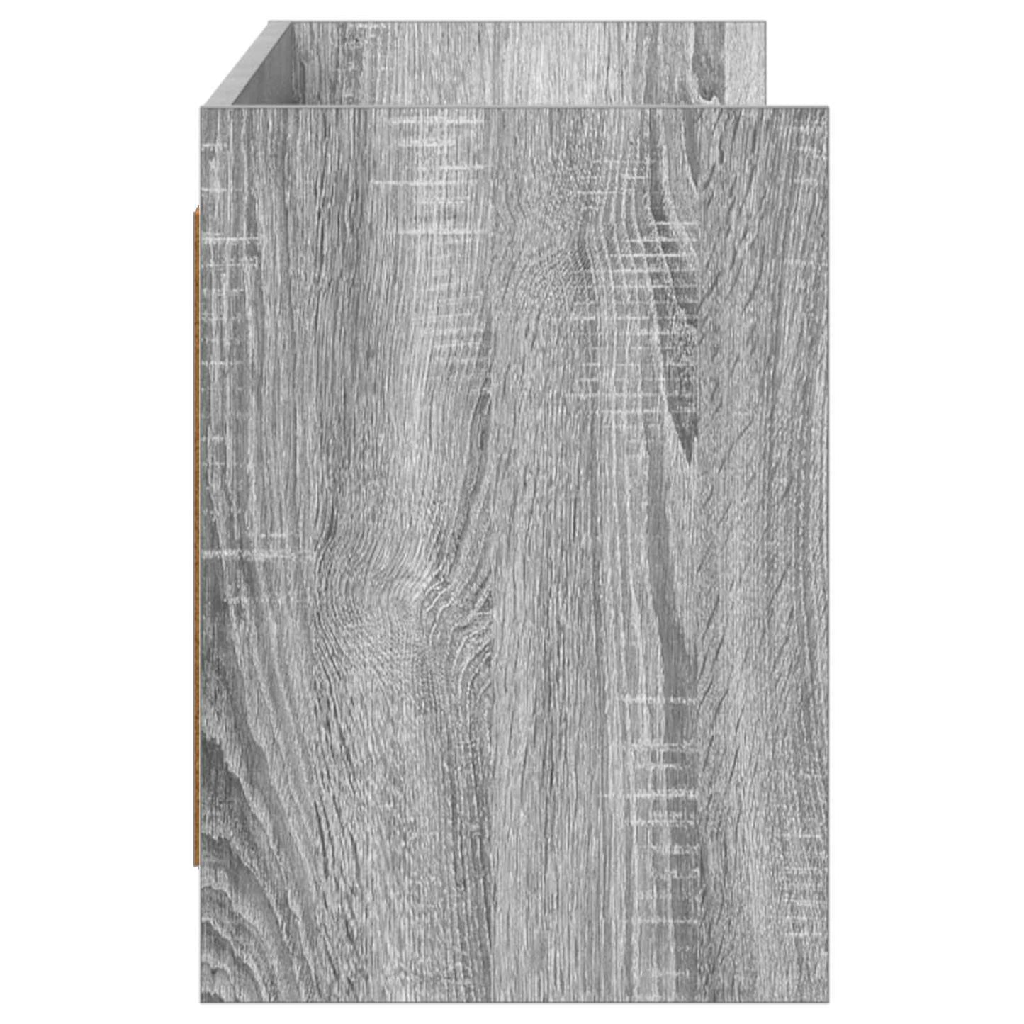 vidaXL TV Cabinet 135 x 33 x 47 cm Grey Sonoma Engineered Wood