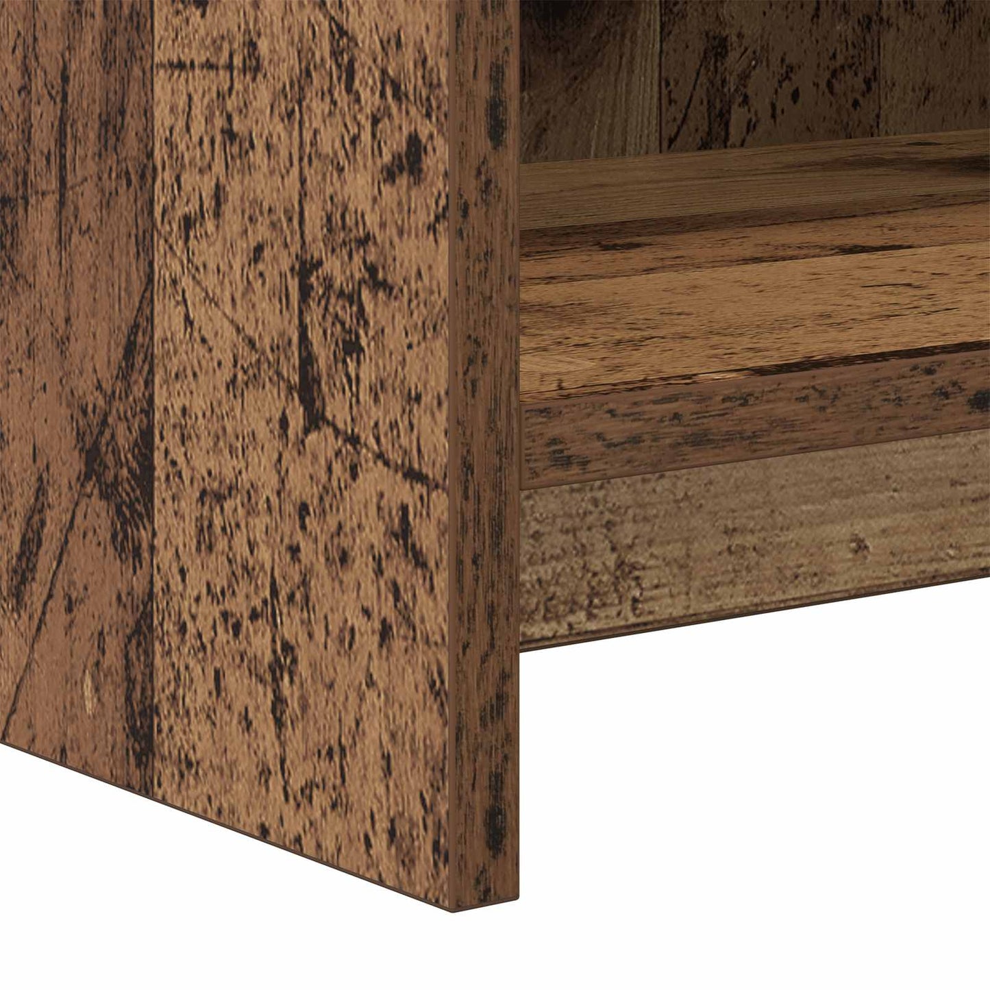 vidaXL TV Cabinet 135 x 33 x 47 cm Old Wood Engineered Wood