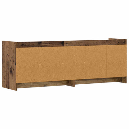 vidaXL TV Cabinet 135 x 33 x 47 cm Old Wood Engineered Wood