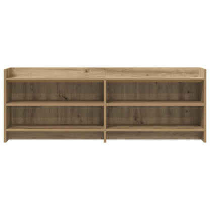 vidaXL TV Cabinet 135 x 33 x 47 cm Artisan Oak Engineered Wood