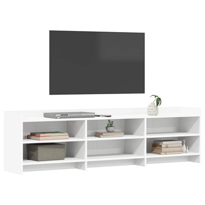 vidaXL TV Cabinet 168 x 33 x 47 cm White Engineered Wood