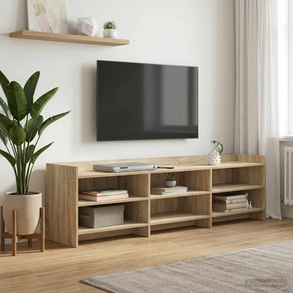 vidaXL TV Cabinet 168 x 33 x 47 cm Sonoma Oak Engineered Wood