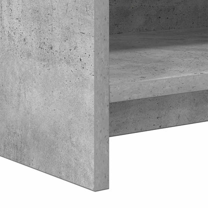vidaXL TV Cabinet 168 x 33 x 47 cm Concrete Grey Engineered Wood