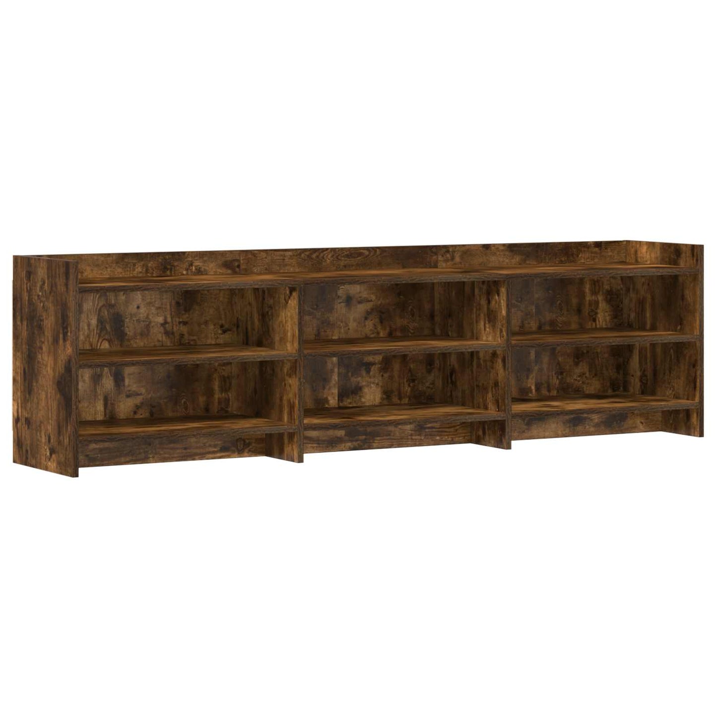 vidaXL TV Cabinet 168 x 33 x 47 cm Smoked Oak Engineered Wood