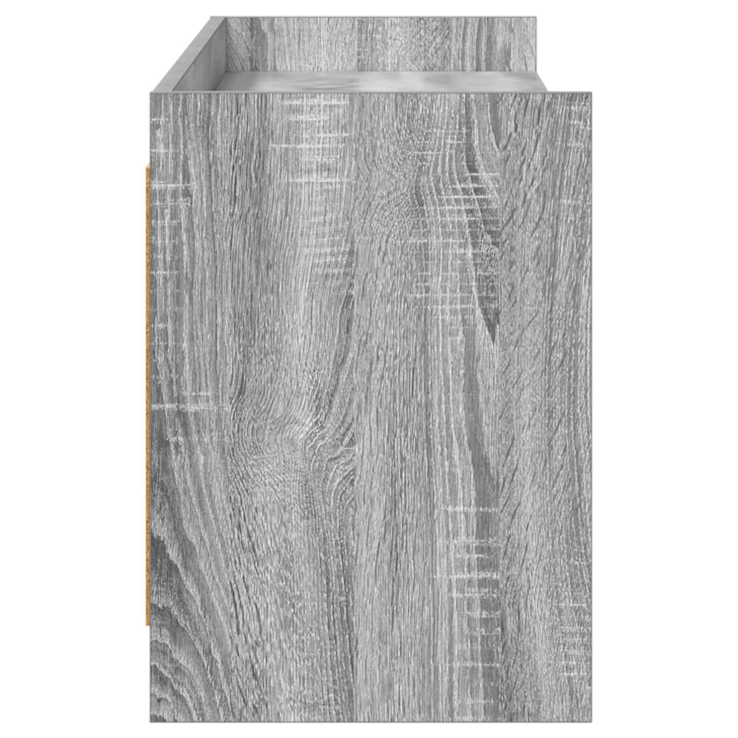 vidaXL TV Cabinet 168 x 33 x 47 cm Grey Sonoma Engineered Wood