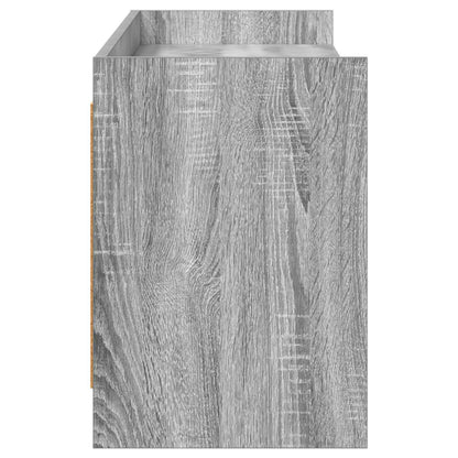 vidaXL TV Cabinet 168 x 33 x 47 cm Grey Sonoma Engineered Wood