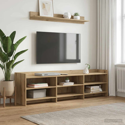 vidaXL TV Cabinet 168 x 33 x 47 cm Artisan Oak Engineered Wood
