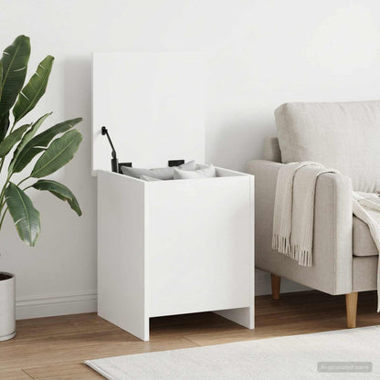 vidaXL Storage Chest White 40 x 40 x 50 cm Engineered Wood