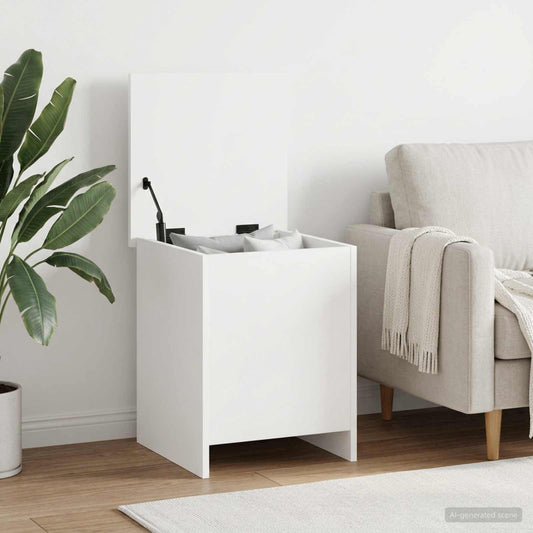 vidaXL Storage Chest White 40 x 40 x 50 cm Engineered Wood