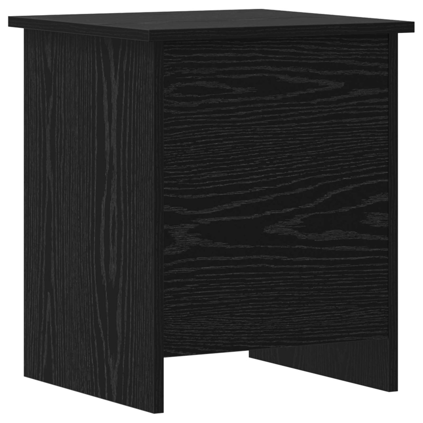vidaXL Storage Chest Black Oak 40 x 40 x 50 cm Engineered Wood