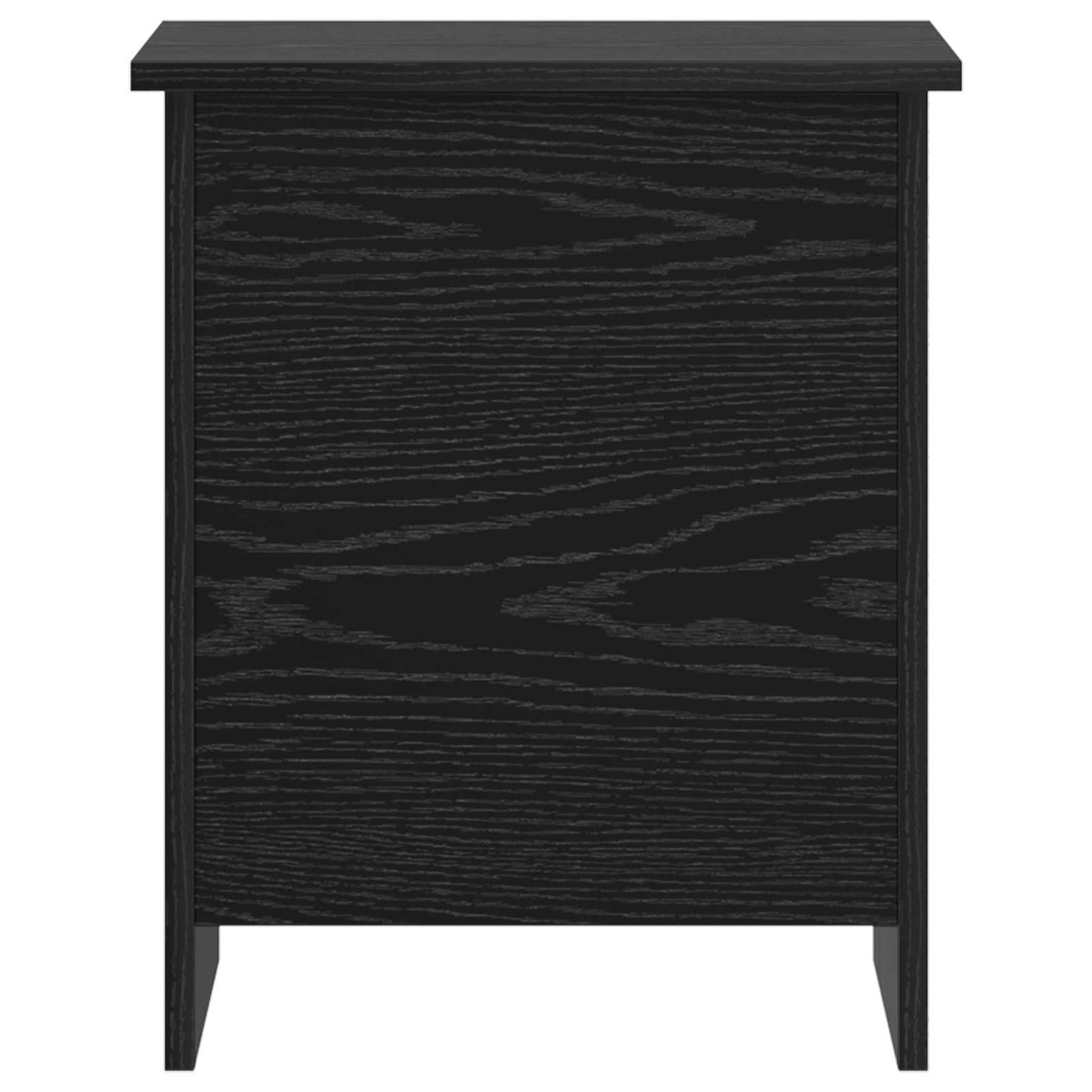 vidaXL Storage Chest Black Oak 40 x 40 x 50 cm Engineered Wood