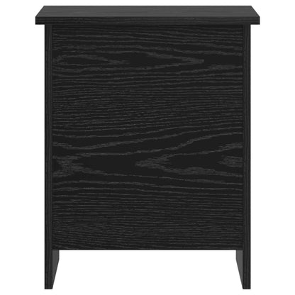 vidaXL Storage Chest Black Oak 40 x 40 x 50 cm Engineered Wood