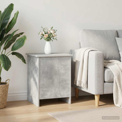 vidaXL Storage Chest Concrete Grey 40 x 40 x 50 cm Engineered Wood