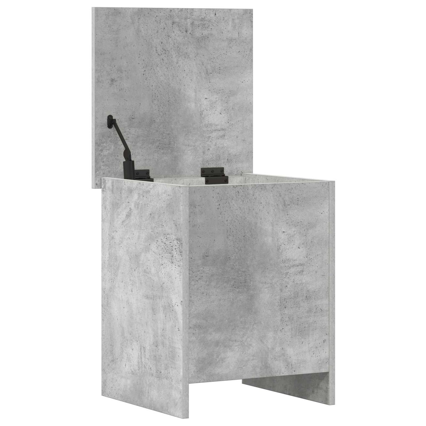 vidaXL Storage Chest Concrete Grey 40 x 40 x 50 cm Engineered Wood