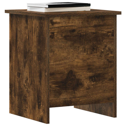 vidaXL Storage Chest Smoked Oak 40 x 40 x 50 cm Engineered Wood