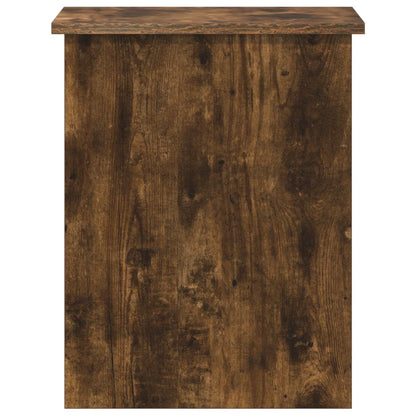 vidaXL Storage Chest Smoked Oak 40 x 40 x 50 cm Engineered Wood