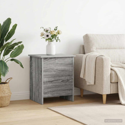 vidaXL Storage Chest Grey Sonoma 40 x 40 x 50 cm Engineered Wood