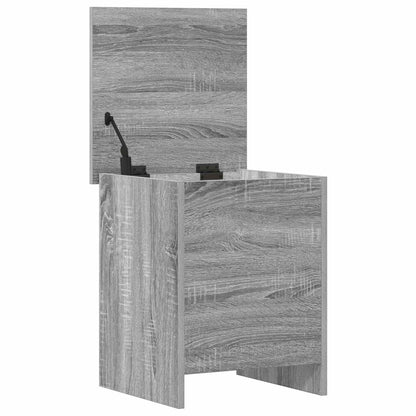 vidaXL Storage Chest Grey Sonoma 40 x 40 x 50 cm Engineered Wood