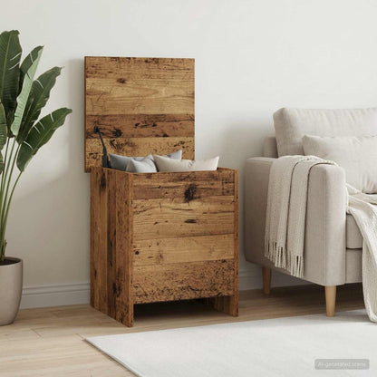 vidaXL Storage Chest Old Wood 40 x 40 x 50 cm Engineered Wood